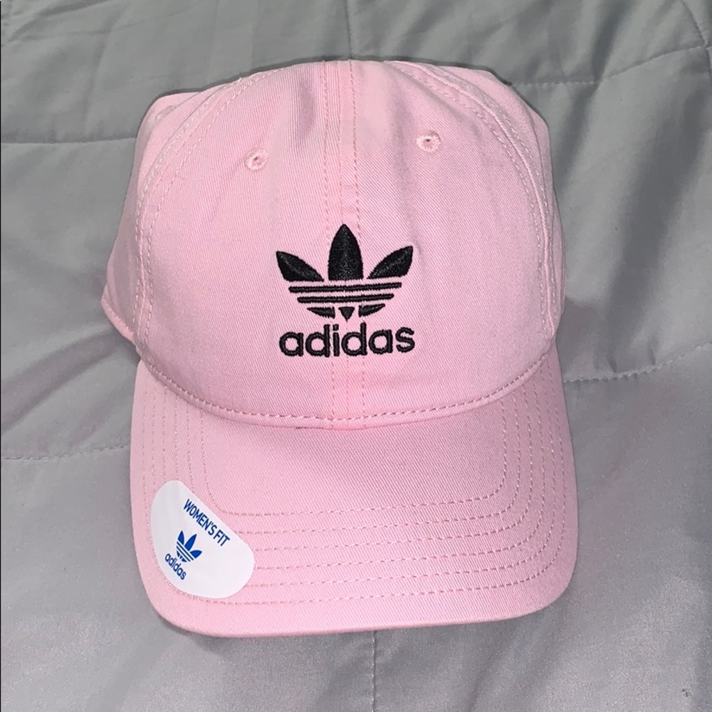 Baby pink women’s adidas hat